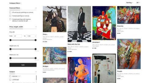 TOP-14 world online galleries and art marketplaces for contemporary art collectors