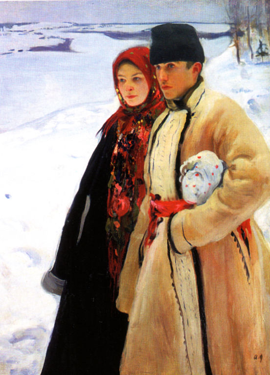 Oleksandr Murashko's painting - Winter