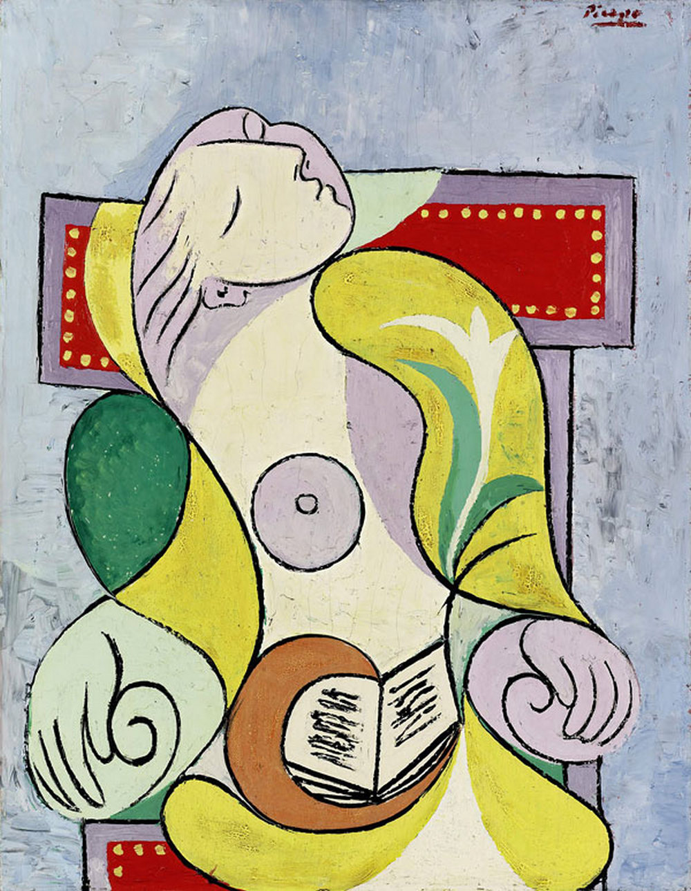 Pablo Picasso's painting - Reading