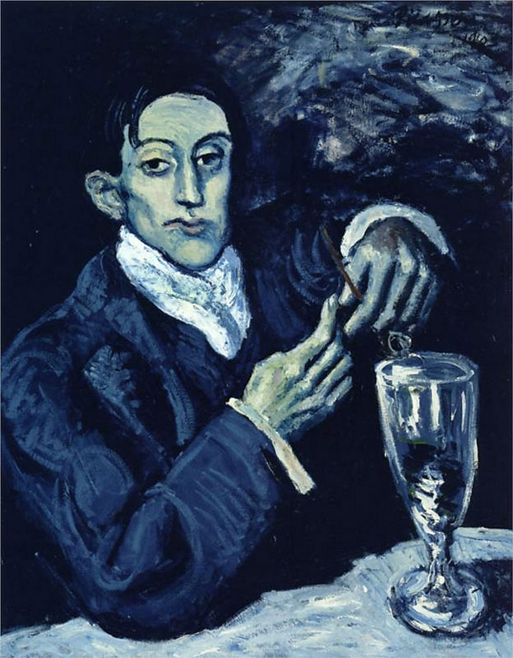 Pablo Picasso's painting - Portrait of Angel Fernandez de Soto