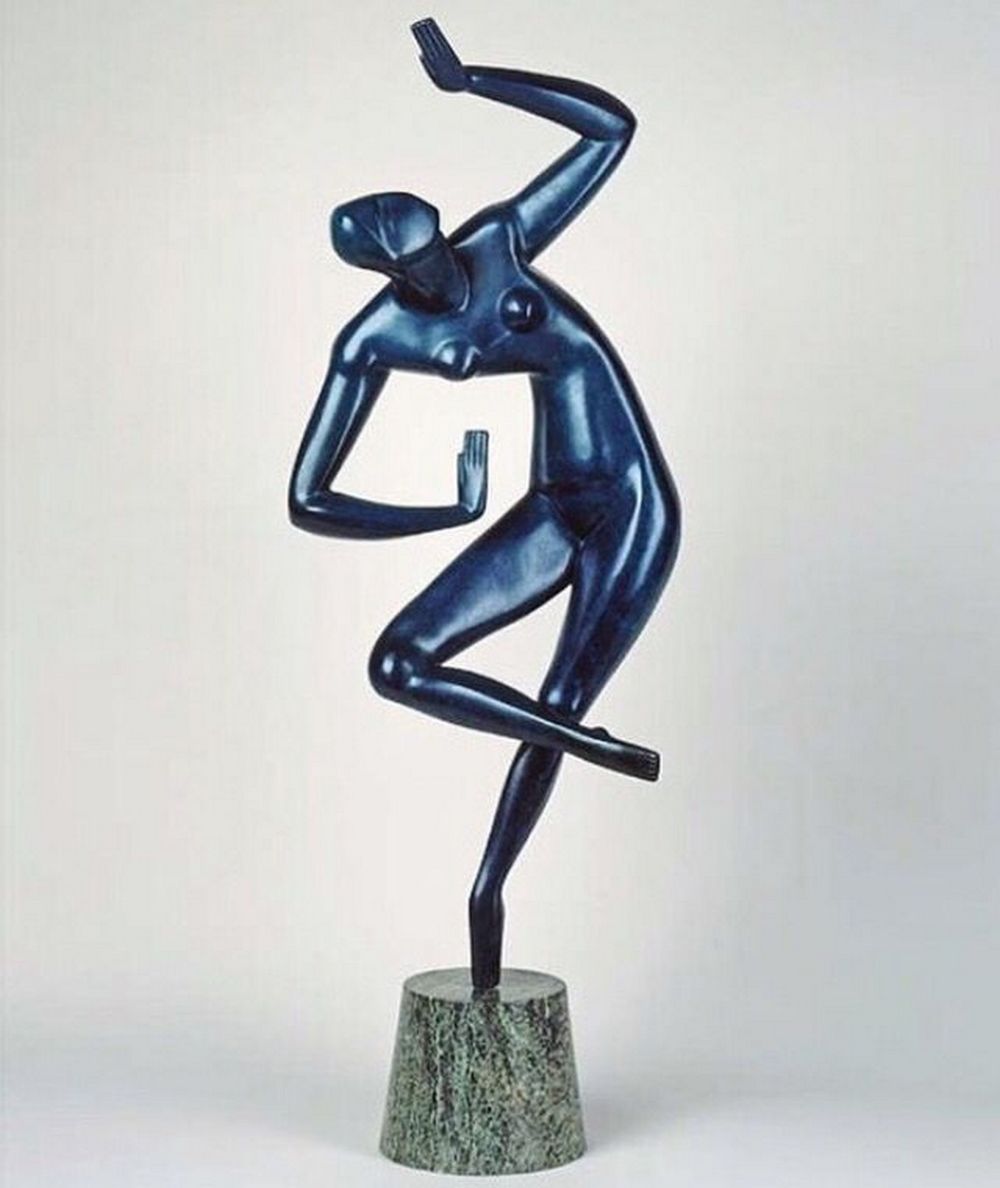 Скульптура Олександра Архипенко - Blue Dancer