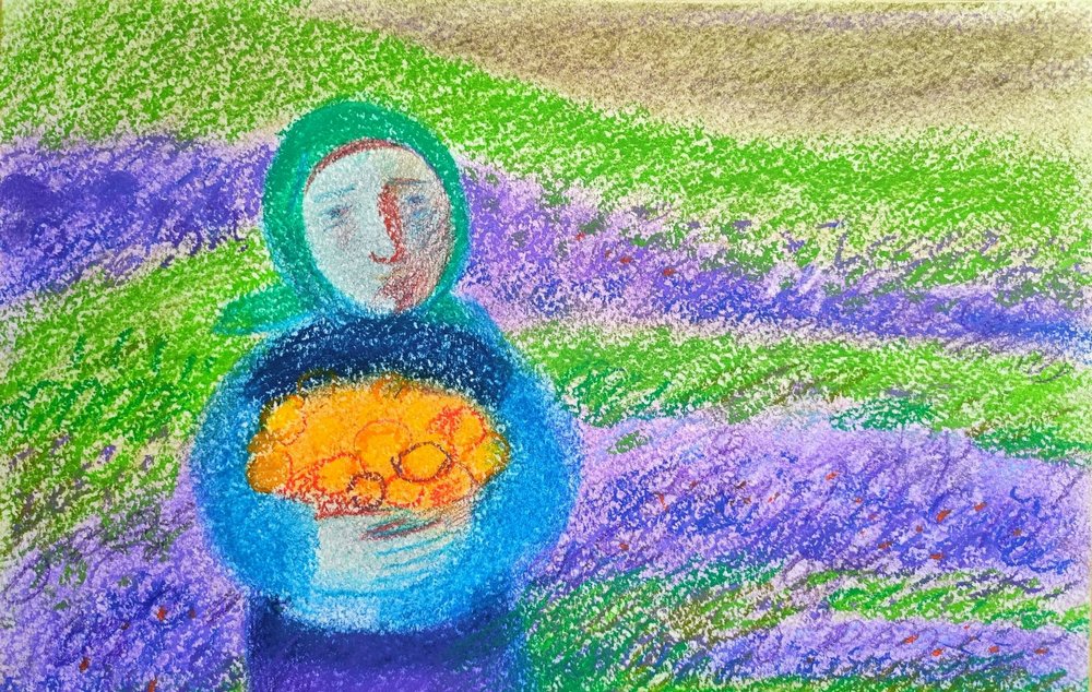 Картина Інни Пантелемонової - Весна в Коломиї. Замальовка 2