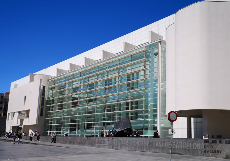 Museums of contemporary art in the world. MACBA. Barcelona