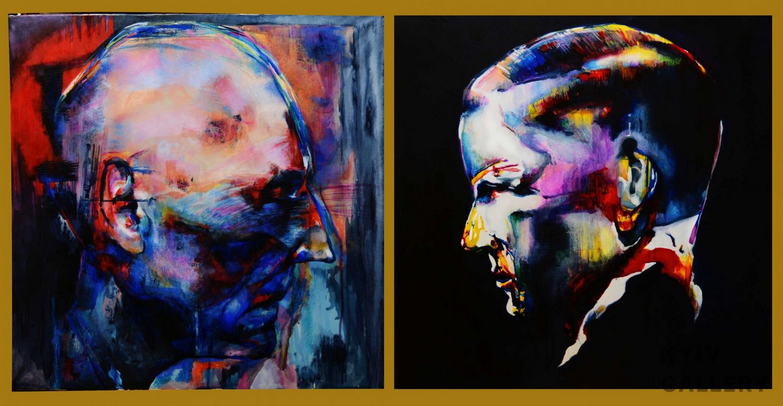 Mariia Drozdova's painting - Two-faced Janus. The beginning, the end.