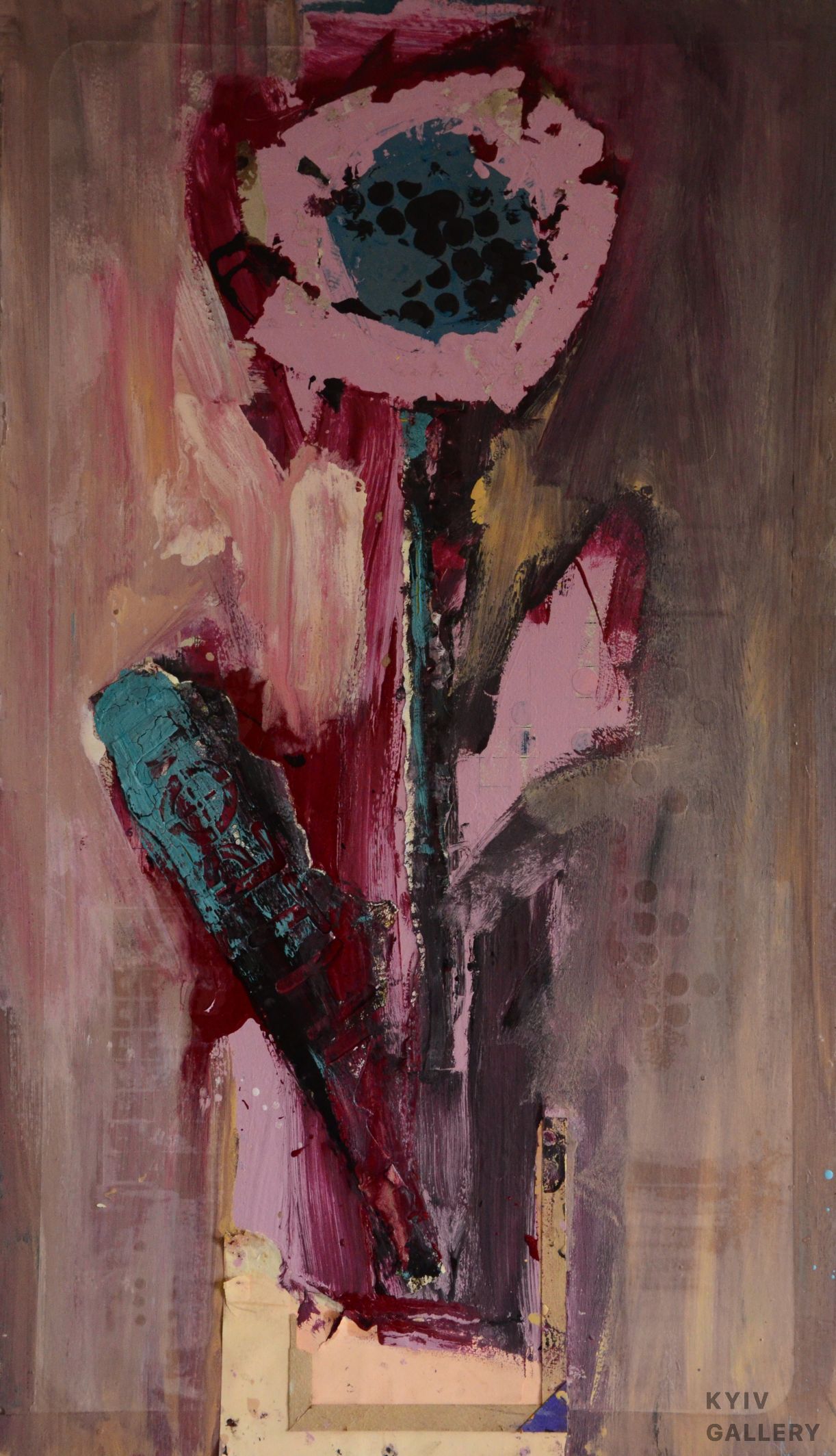 Картина Ігора Мельника - Гарна рожева квітка
