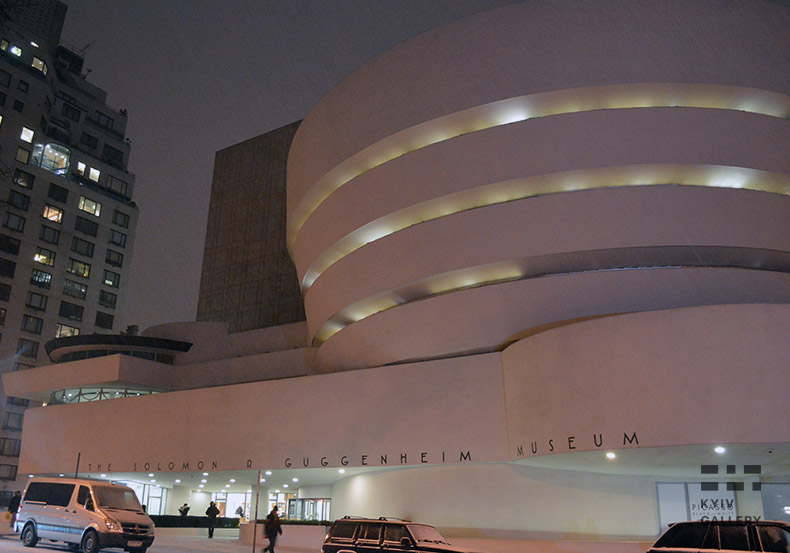 Museums of contemporary art in the world. Architecture. Solomon Guggenheim Museum