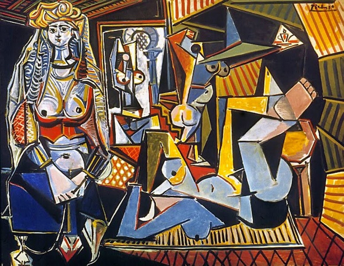 Pablo Picasso's painting - Les Femmes d'Alger