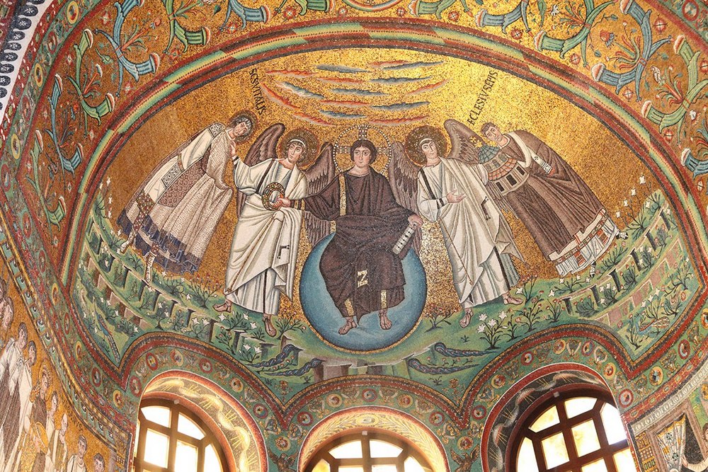 Мозаїка у Базилікі Сан-Вітале