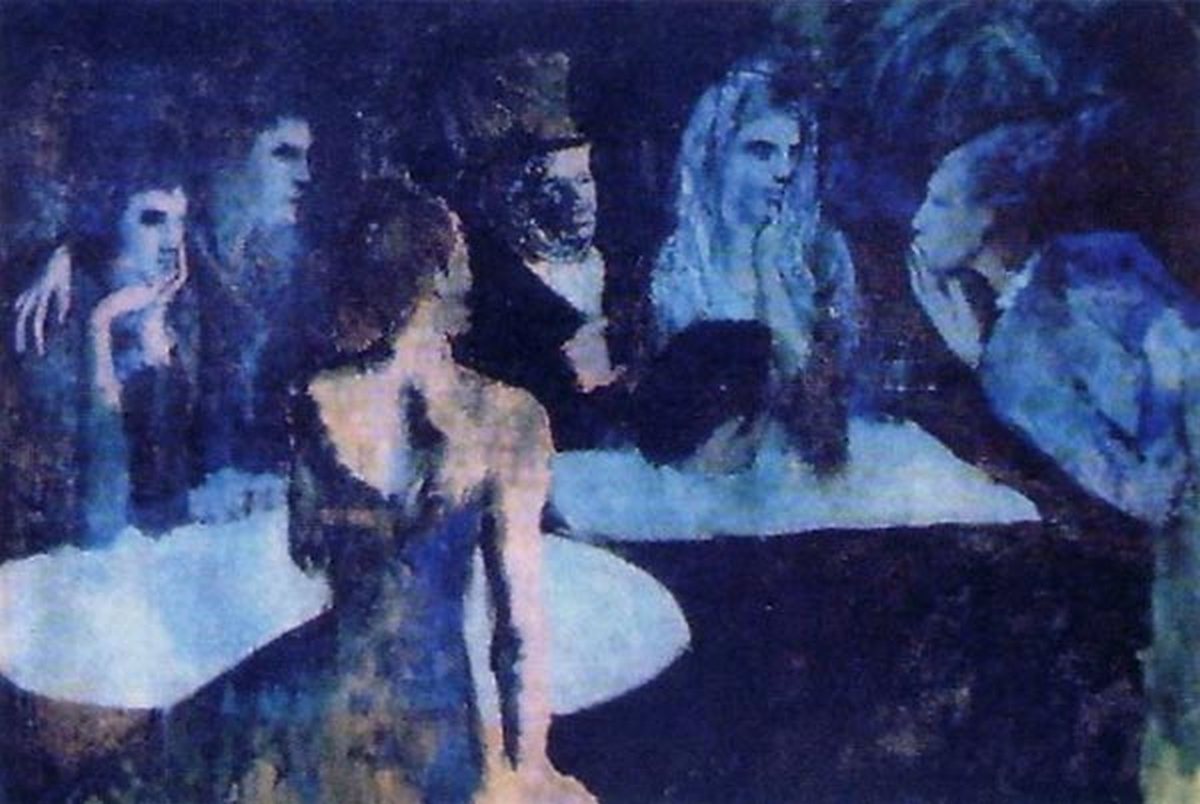 Картина Пабло Пикассо - Свадьба Пьеретты