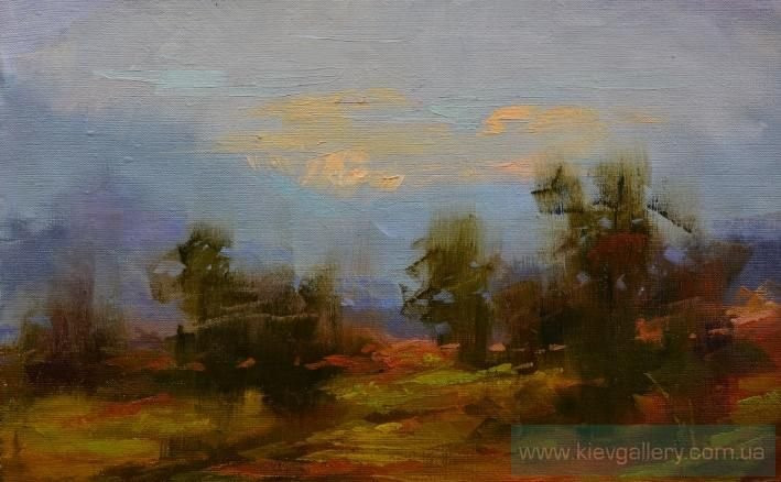 Painting «Warm autumn», oil, canvas. Painter Kocherzhuk Mykola. Buy painting