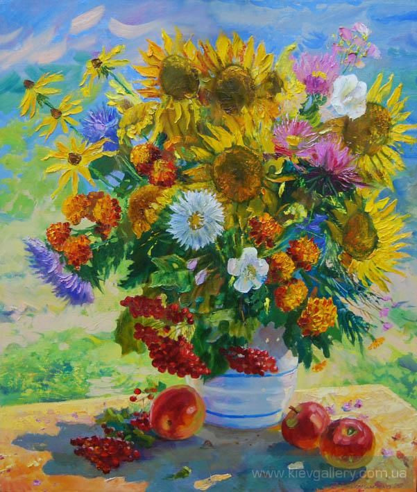 Painting “September bouquet“