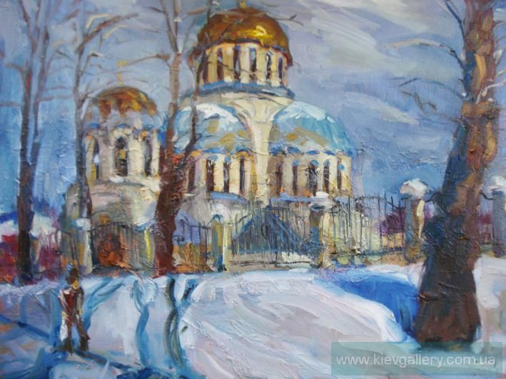 Painting “Cathedral of St. Alexander Nevsky“