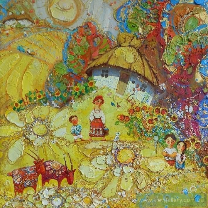 Painting “The world of childhood“
