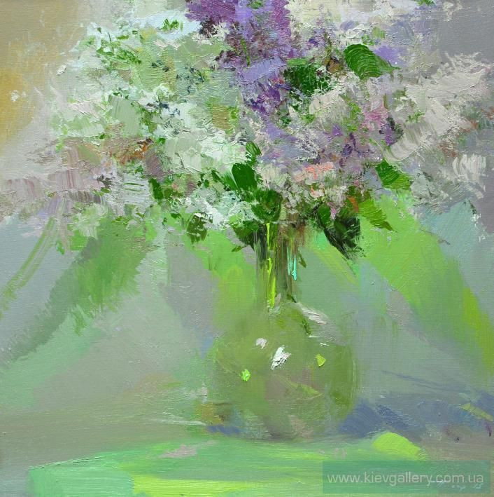 Painting «Transparent bloom», oil, canvas. Painter Pysar Yurii. Buy painting