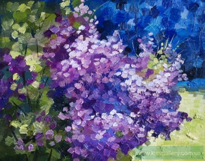 Painting “Spring. Lilac“