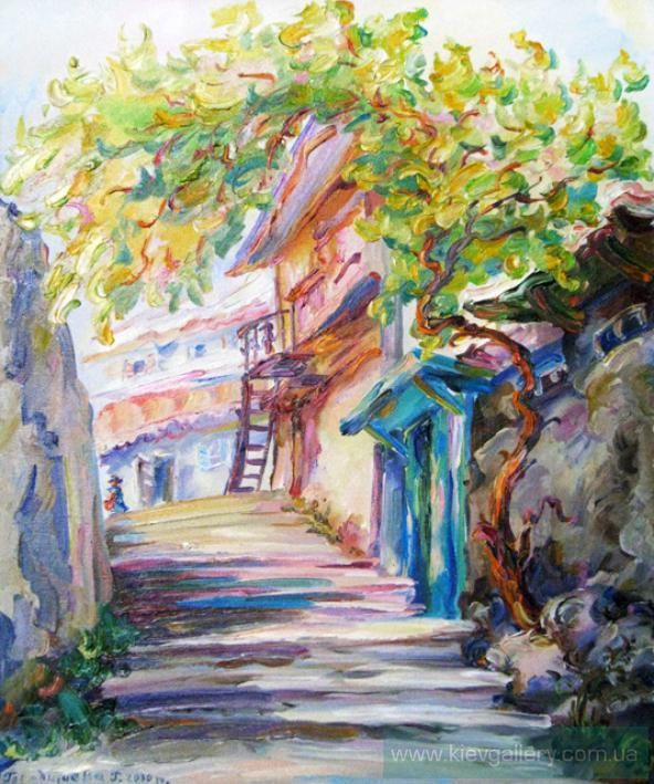 Painting “Old street“