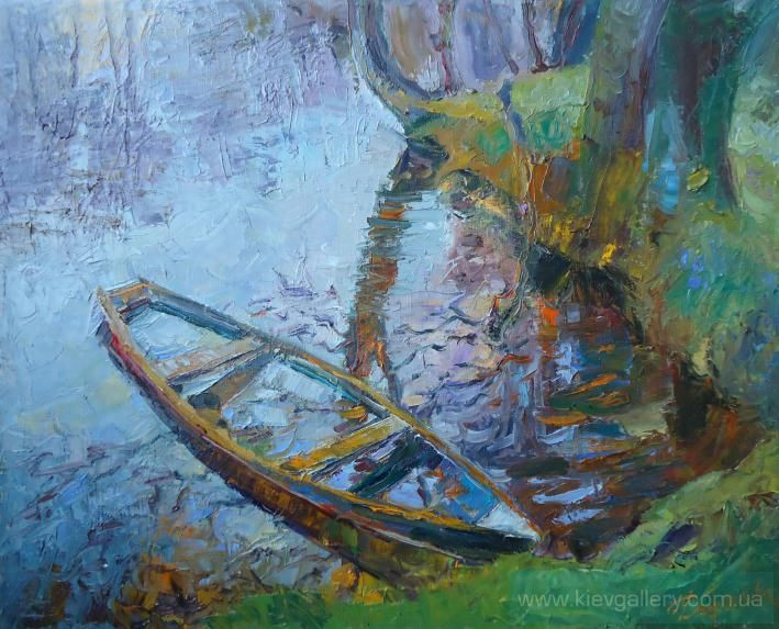 Painting «After the rain», oil, canvas. Painter Dobriakova Dariia. Buy painting