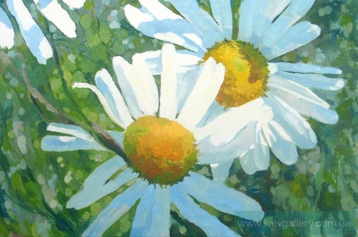 Painting “Sunny daisies  “