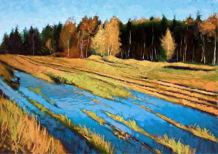 Painting “Autumn. After showers“