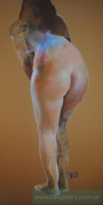 Painting “Naked on Charles Giirts“