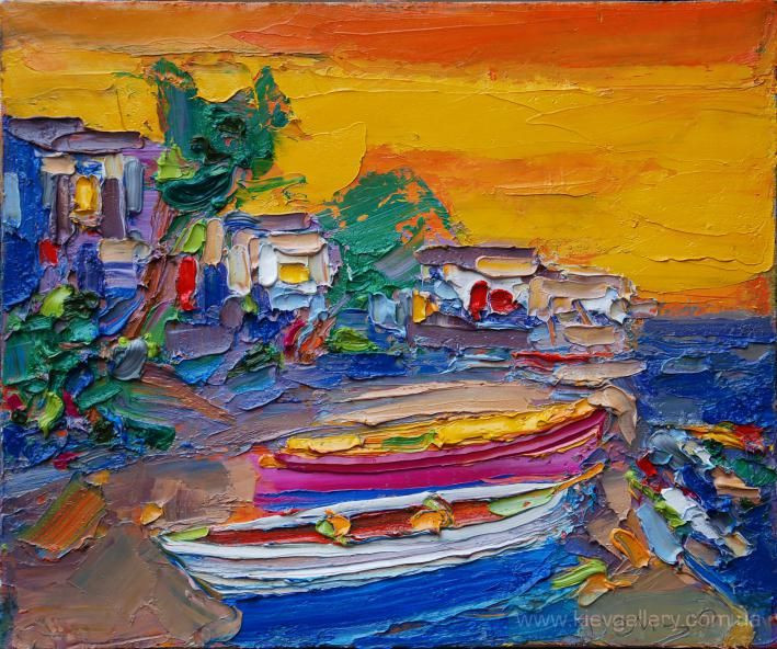 Painting “Boats“