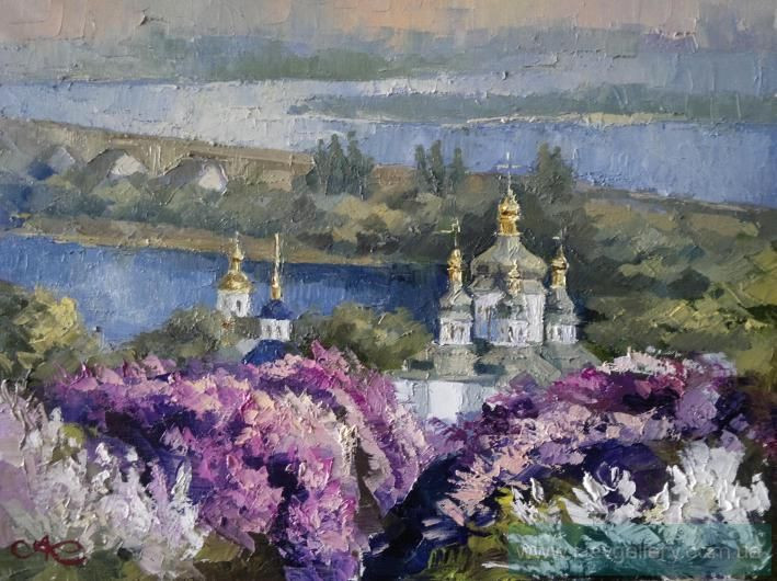 Картина “Киевская весна. Сирень“