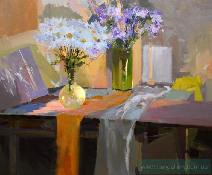 Painting «Daisies», oil, canvas. Painter Pysar Yurii. Buy painting