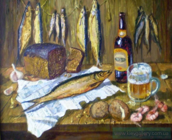 Картина “Рыба к пиву“