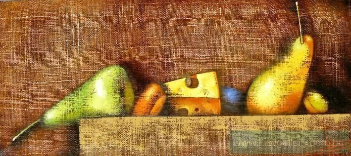Картина “Сыр и фрукты“