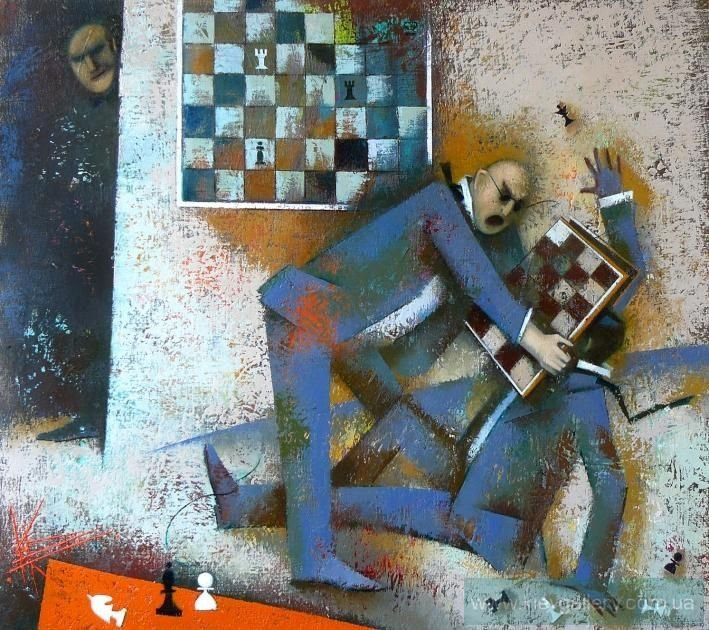 Картина “Игра в шахматы“