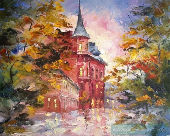 Painting “After the rain in Kyiv“