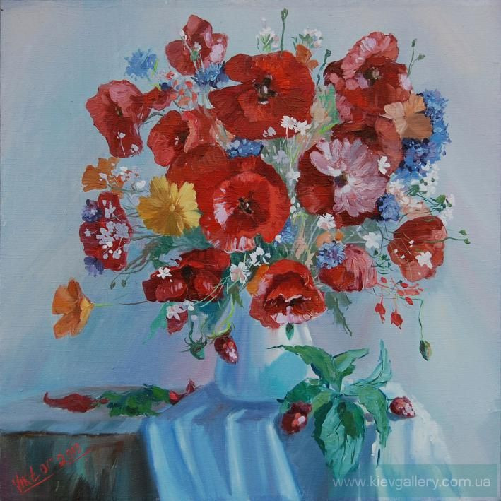 Painting “Still life of flowers“