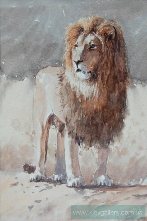 Painting “Lion“
