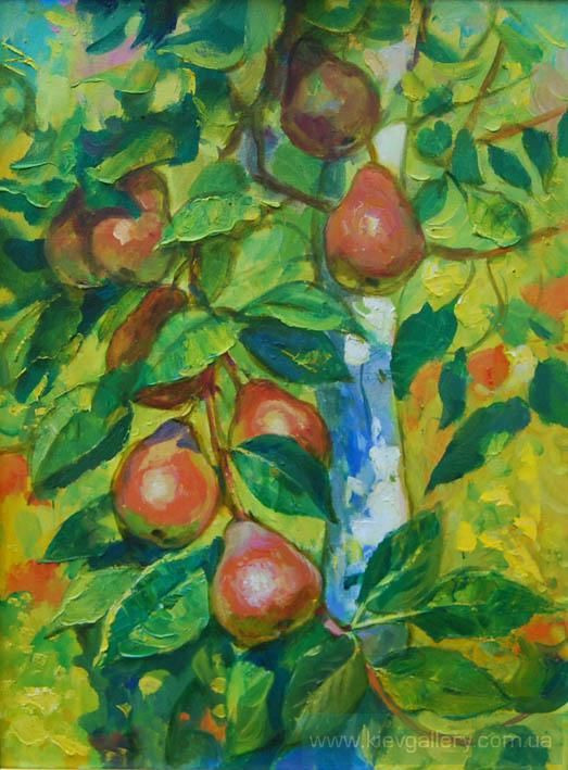 Painting «Pears», oil, canvas. Painter Tytulenko Volodymyr. Buy painting