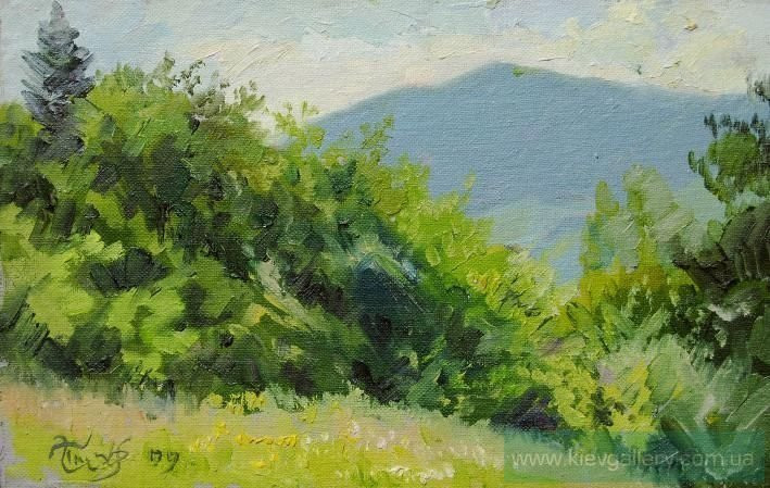 Painting “Mount Menchul“