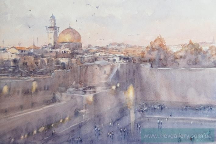 Картина “Иерусалим. Закат“