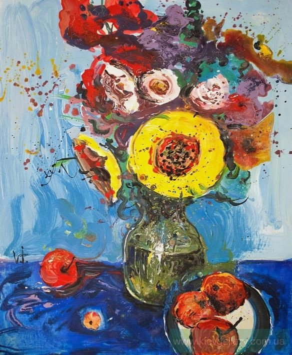 Painting “Flowers of summer“