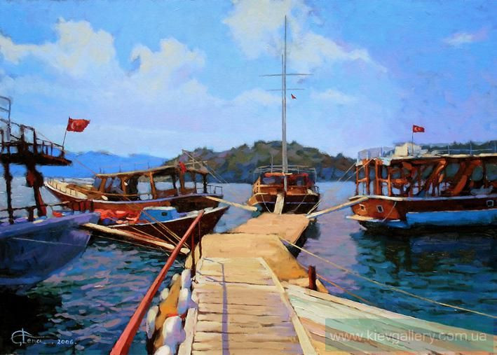 Painting “Turkey. Pier“