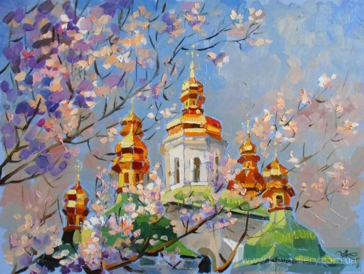 Картина “Киев. Весна“