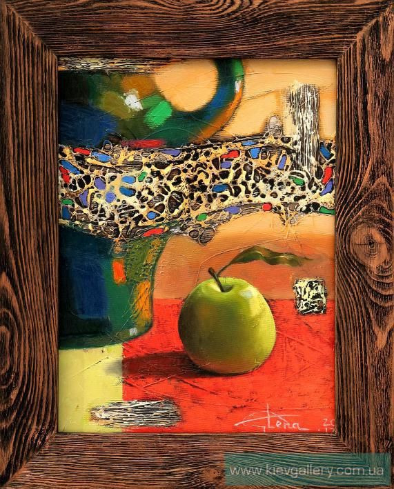 Painting “Green apple 2“