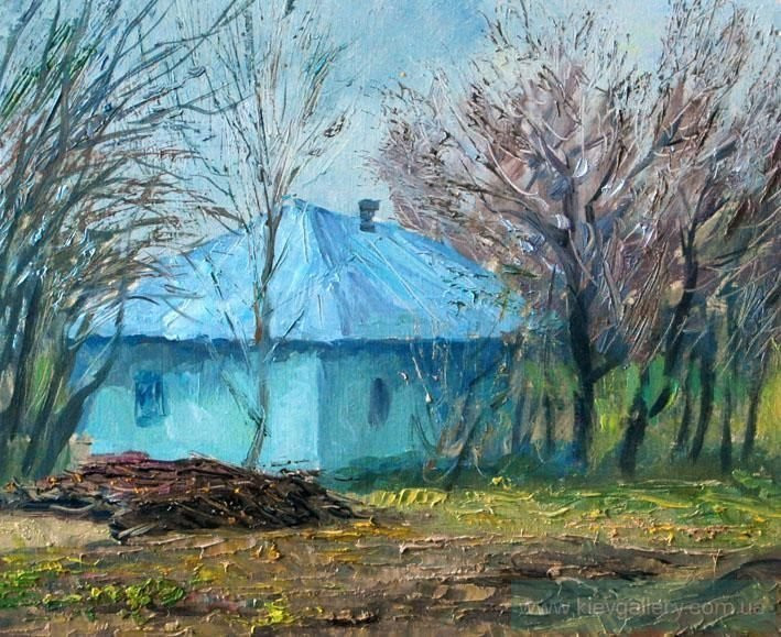 Painting “The neighboring house“