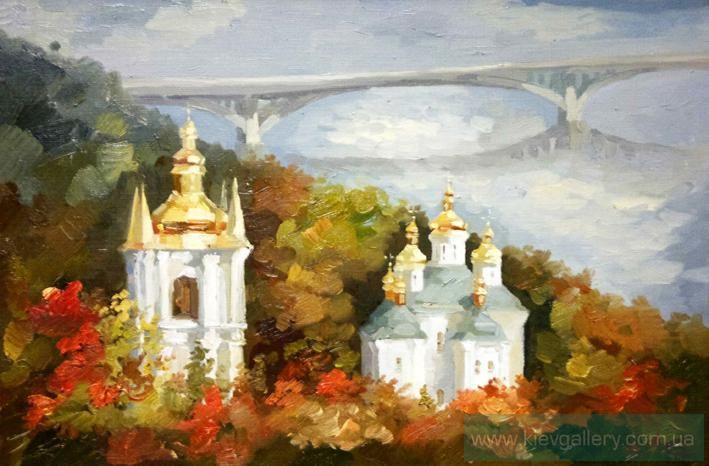 Картина “Киев. В Лавре“
