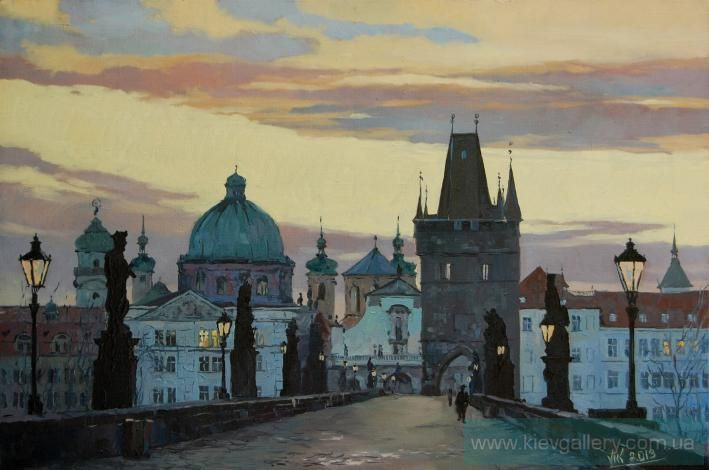 Картина “Вечерняя Прага“