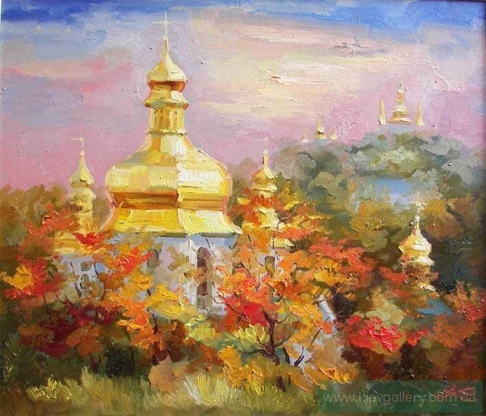 Painting “Autumn in Lavra“