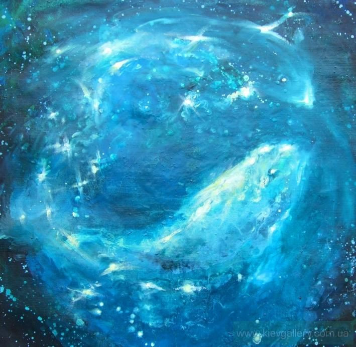 Painting “Constellation Pisces“