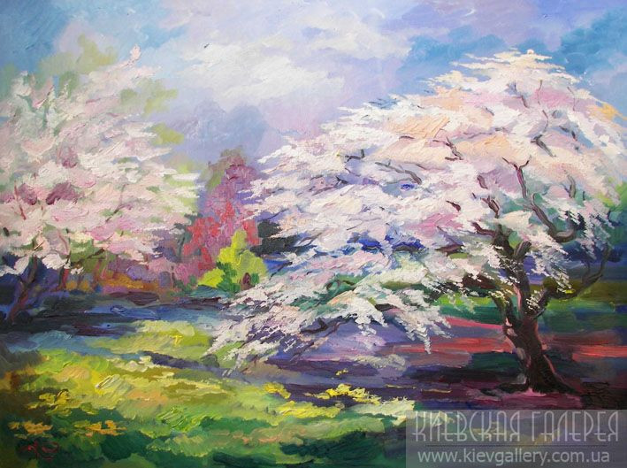 Painting “Spring blossoms“