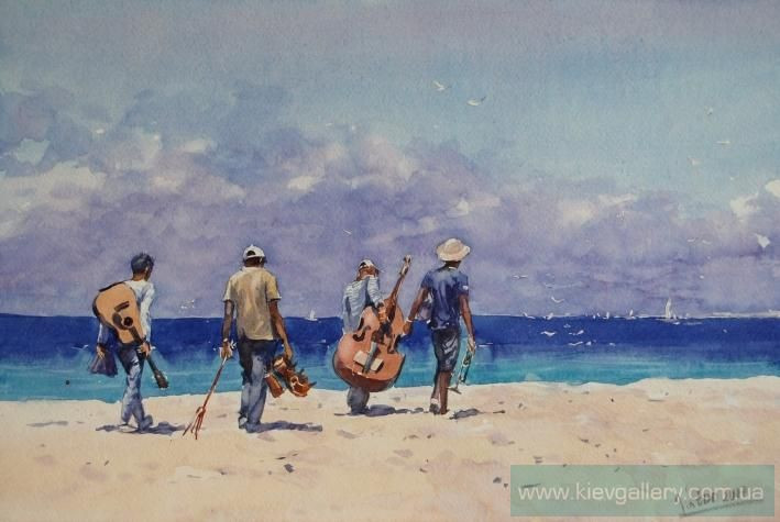 Painting “Musicians“