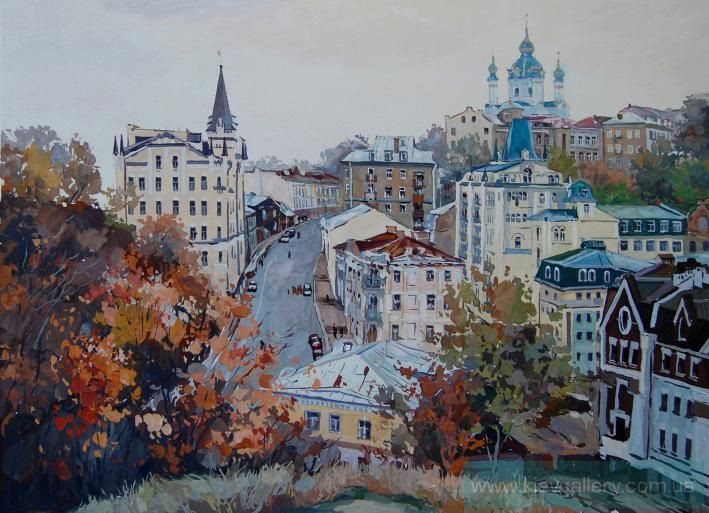 Painting “Kyiv. St. Andrew's Descent. November“