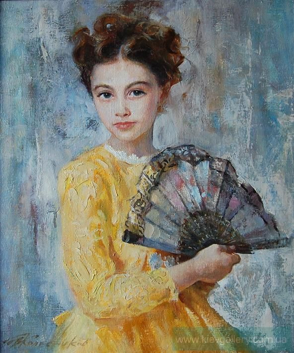 Painting “Girl in yellow“
