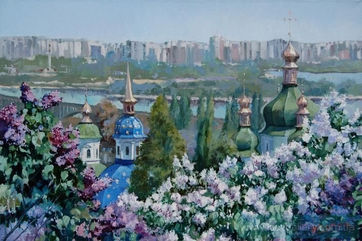 Картина “Киев, Ботанический сад“